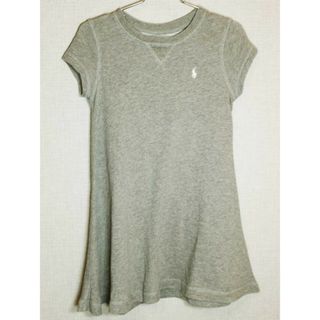 ラルフローレン(Ralph Lauren)の[ラルフローレン/Ralph Lauren]120cm 半袖ワンピース グレー【中古】子供服 キッズ kids 女の子 夏 216032 onepi(ワンピース)