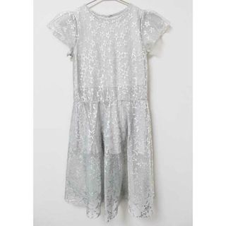 ステラマッカートニー(Stella McCartney)の《ステラ マッカートニーキッズ/Stella McCartney kids》104cm 半袖ワンピース グレー×シルバー【中古】子供服 キッズ kids 女の子 夏 905032 onepi(ワンピース)