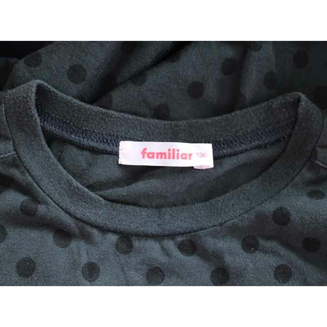 familiar(ファミリア)の†ファミリア/familiar†130cm 半袖ワンピース 黒【中古】子供服 キッズ kids 女の子 夏 206032 onepi キッズ/ベビー/マタニティのキッズ服女の子用(90cm~)(ワンピース)の商品写真