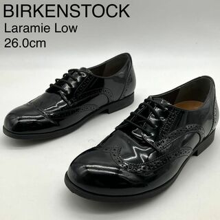 BIRKENSTOCK - ★美品 ビルケンシュトック ララミー ウイングチップ 革靴 エナメル 黒 26