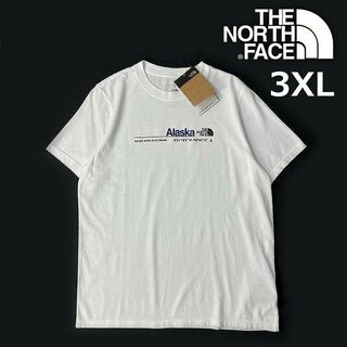 ザノースフェイス(THE NORTH FACE)のノースフェイス E 半袖 Tシャツ US限定 アラスカ(3XL)白 180902(Tシャツ(半袖/袖なし))
