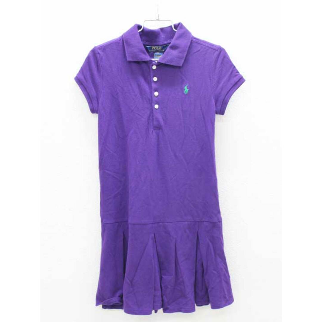 Ralph Lauren(ラルフローレン)の〓ラルフローレン/Ralph Lauren〓125cm 半袖ワンピース  紫【中古】子供服 キッズ kids 女の子 夏 926032 onepi キッズ/ベビー/マタニティのキッズ服女の子用(90cm~)(ワンピース)の商品写真