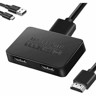  HDMI 分配器 1入力2出力【2024アップグレード版】(映像用ケーブル)