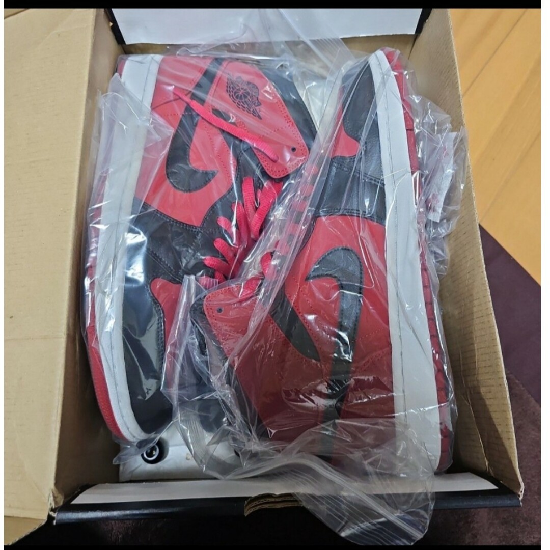 エアジョーダン1　MID　ブレッド　BRED　28cm メンズの靴/シューズ(スニーカー)の商品写真