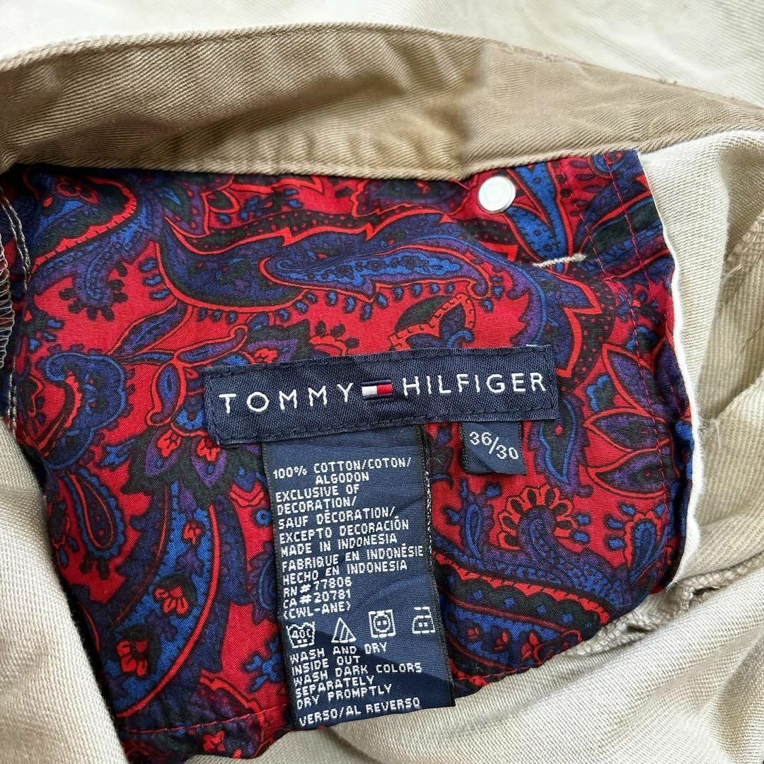 TOMMY HILFIGER(トミーヒルフィガー)の00s TOMMY HILFIGER トミーヒルフィガー　コットン　チノ　古着 メンズのパンツ(チノパン)の商品写真