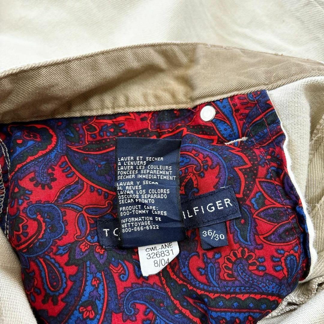 TOMMY HILFIGER(トミーヒルフィガー)の00s TOMMY HILFIGER トミーヒルフィガー　コットン　チノ　古着 メンズのパンツ(チノパン)の商品写真