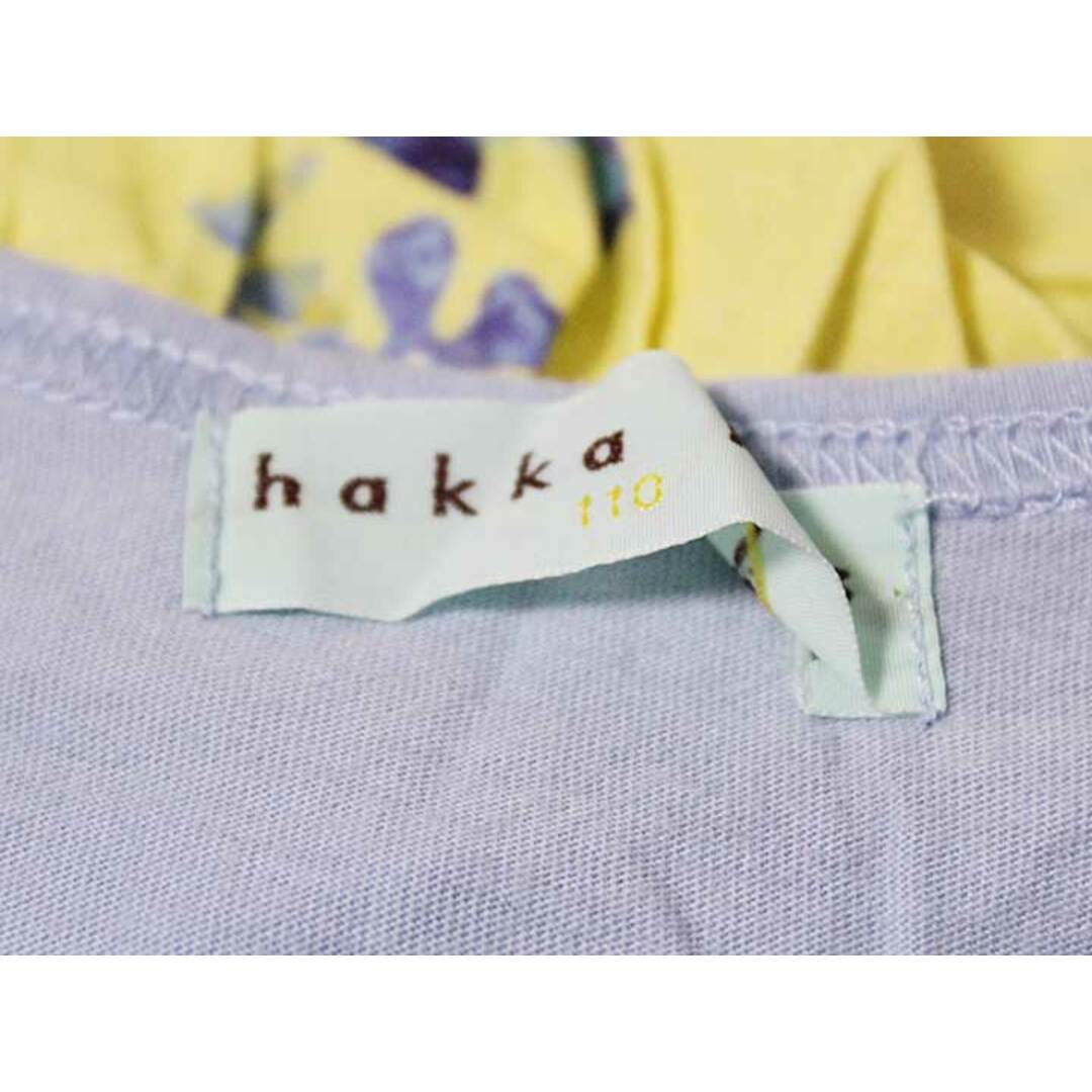 hakka kids(ハッカキッズ)の《ハッカ/HAKKA kids》110cm ノースリーブワンピース ブルー×黄色系【中古】子供服 キッズ kids 女の子 夏 205032 onepi キッズ/ベビー/マタニティのキッズ服女の子用(90cm~)(ワンピース)の商品写真