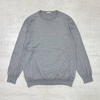 コモリ(COMOLI)の17aw コモリ 21G コットン クルーネック プルオーバー ニット 2(ニット/セーター)