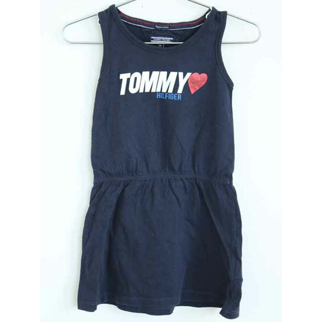 TOMMY HILFIGER(トミーヒルフィガー)の†トミーヒルフィガー/TOMMY HILFIGER†92cm ノースリーブワンピース 紺【中古】子供服 キッズ kids  女の子 夏 215032 onepi キッズ/ベビー/マタニティのキッズ服女の子用(90cm~)(ワンピース)の商品写真