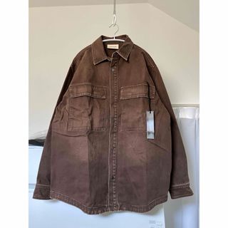 フィアオブゴッド(FEAR OF GOD)のFEAR OF GOD デニムシャツ ブラウン 6th 新品 名作 正規品 M(シャツ)