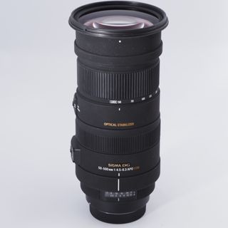 キヤノン(Canon)のSIGMA シグマ 超望遠ズームレンズ APO 50-500mm F4.5-6.3 DG OS HSM キヤノン用 フルサイズ対応 738549 #9230(レンズ(ズーム))