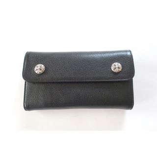 クロムハーツ(Chrome Hearts)のChrome Hearts Wallet Wave クロムハーツ3つ折り長財布(長財布)