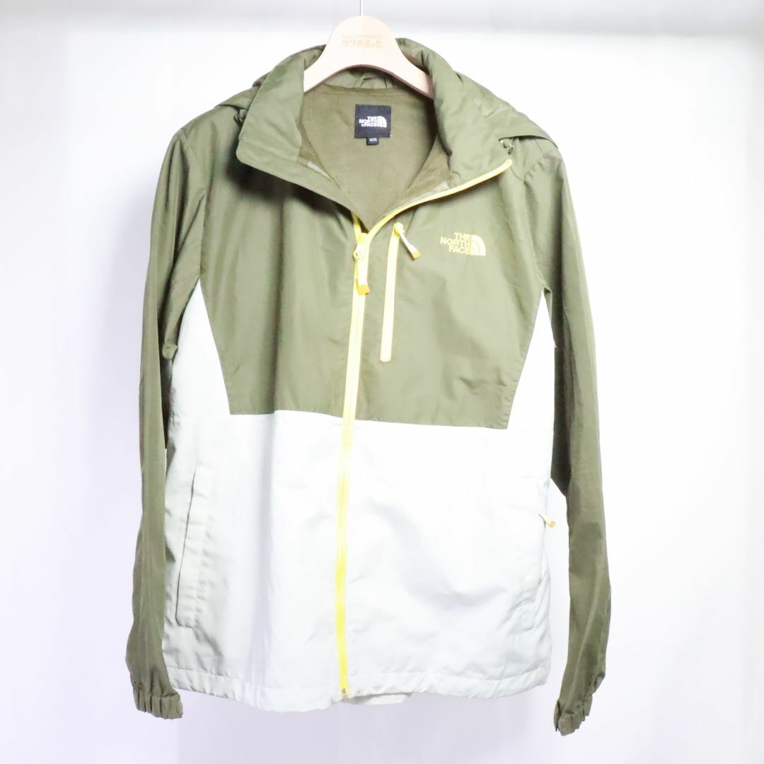 THE NORTH FACE(ザノースフェイス)のTHE NORTH FACE ザノースフェイス　ナイロンパーカー　カーキ　白　3ＸＬ レディースのジャケット/アウター(ナイロンジャケット)の商品写真