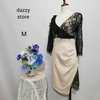 デイジーストア(dazzy store)のデイジーストア　極上美品　ドレス　ワンピース　パーティー　Мサイズ　黒系色(ナイトドレス)