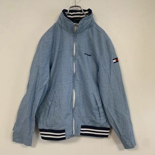 TOMMY HILFIGER - TOMMY HILFIGER 長袖 ジップアップ ワンポイントアウター Sサイズ