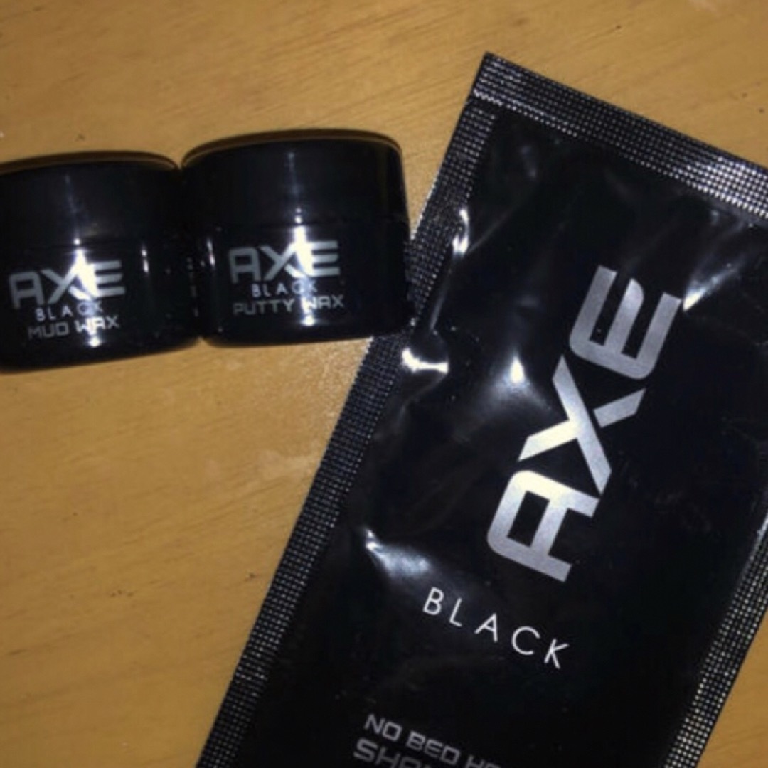 AXE(アックス)の杏仁 様　アクセ ブラック  ５個セット　AXE BLACK  コスメ/美容のヘアケア/スタイリング(ヘアワックス/ヘアクリーム)の商品写真