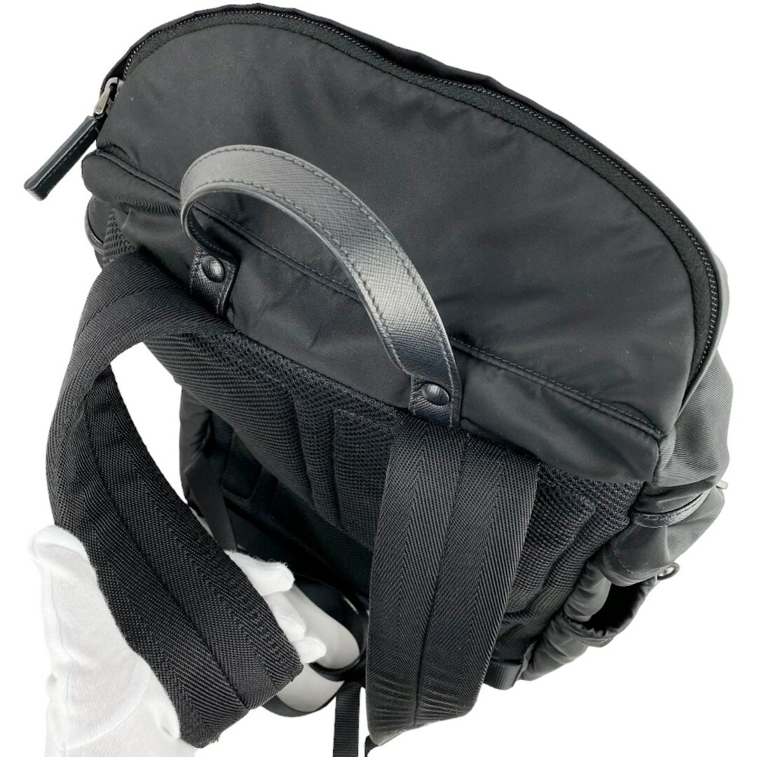 PRADA - □美品□ プラダ リュック バッグパック ブラック PRADA - □美品□ プラダ リュック バッグパック ブラック