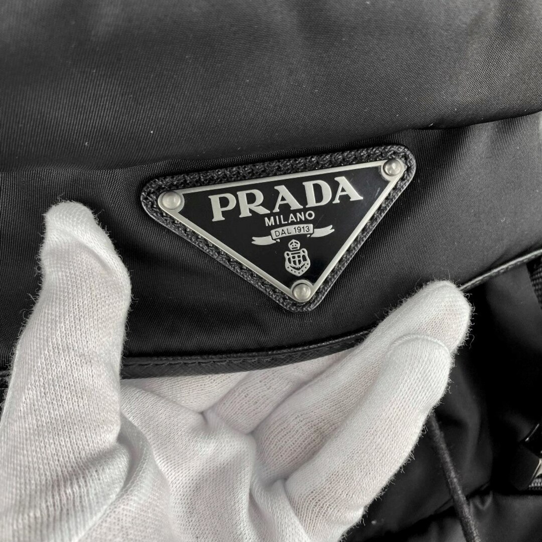 PRADA - □美品□ プラダ リュック バッグパック ブラック PRADA - □美品□ プラダ リュック バッグパック ブラック