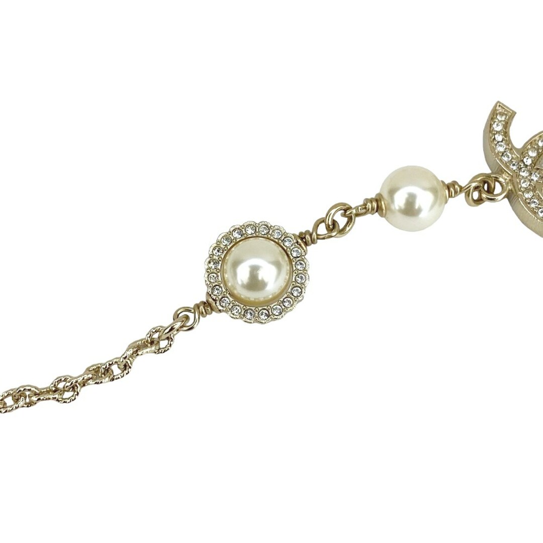 CHANEL - □新同□ シャネル ロング ネックレス パール ゴールド CHANEL - □新同□ シャネル ロング ネックレス パール ゴールド