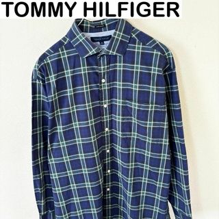 TOMMY HILFIGER - TOMMY HILFIGER トミーヒルフィガー　長袖　チェック　シャツ　古着