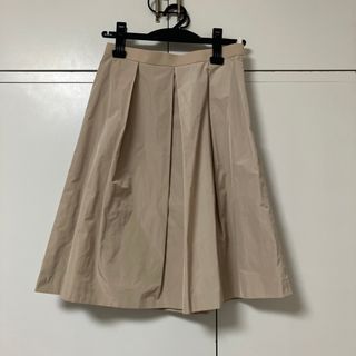 PLST - 新品PLST ストレッチポリエステルAラインスカート XS ネイビー