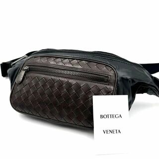 Bottega Veneta - 《極美品》BOTTEGA VENETA イントレチャート レザー ボディバッグ