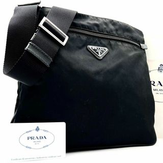 プラダ(PRADA)の《近年モデル》PRADA メンズ 三角ロゴ サフィアーノレザー ショルダーバッグ(ショルダーバッグ)