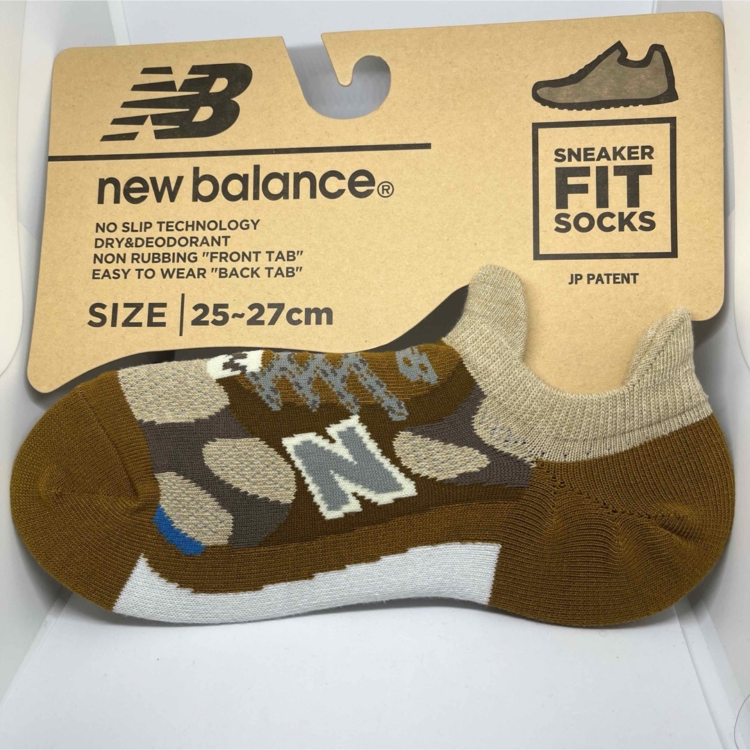 New Balance(ニューバランス)のニューバランス　スニーカーソックス　25〜27cm メンズのレッグウェア(ソックス)の商品写真