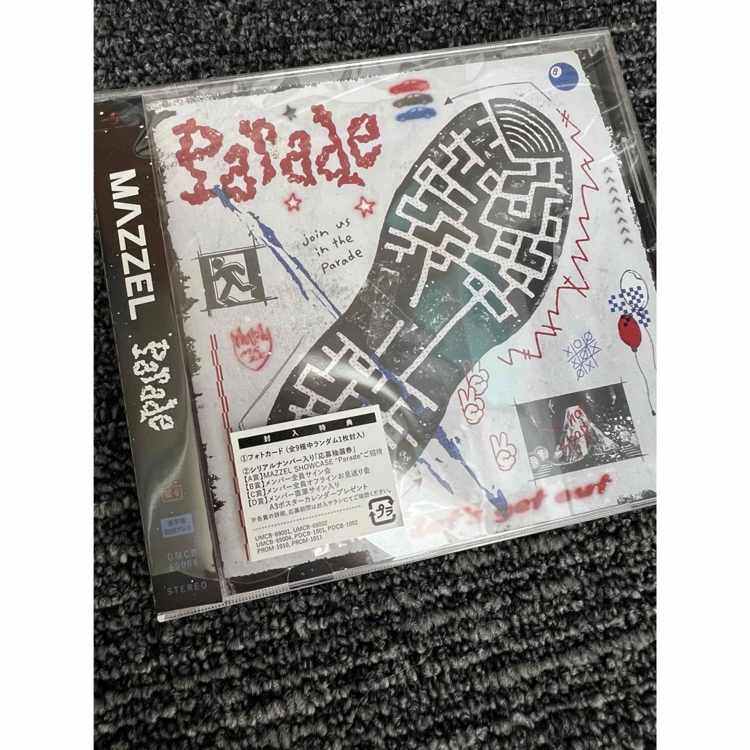 MAZZEL 1st Album『Parade』  TAKUTOトレカ付  エンタメ/ホビーのCD(ポップス/ロック(邦楽))の商品写真