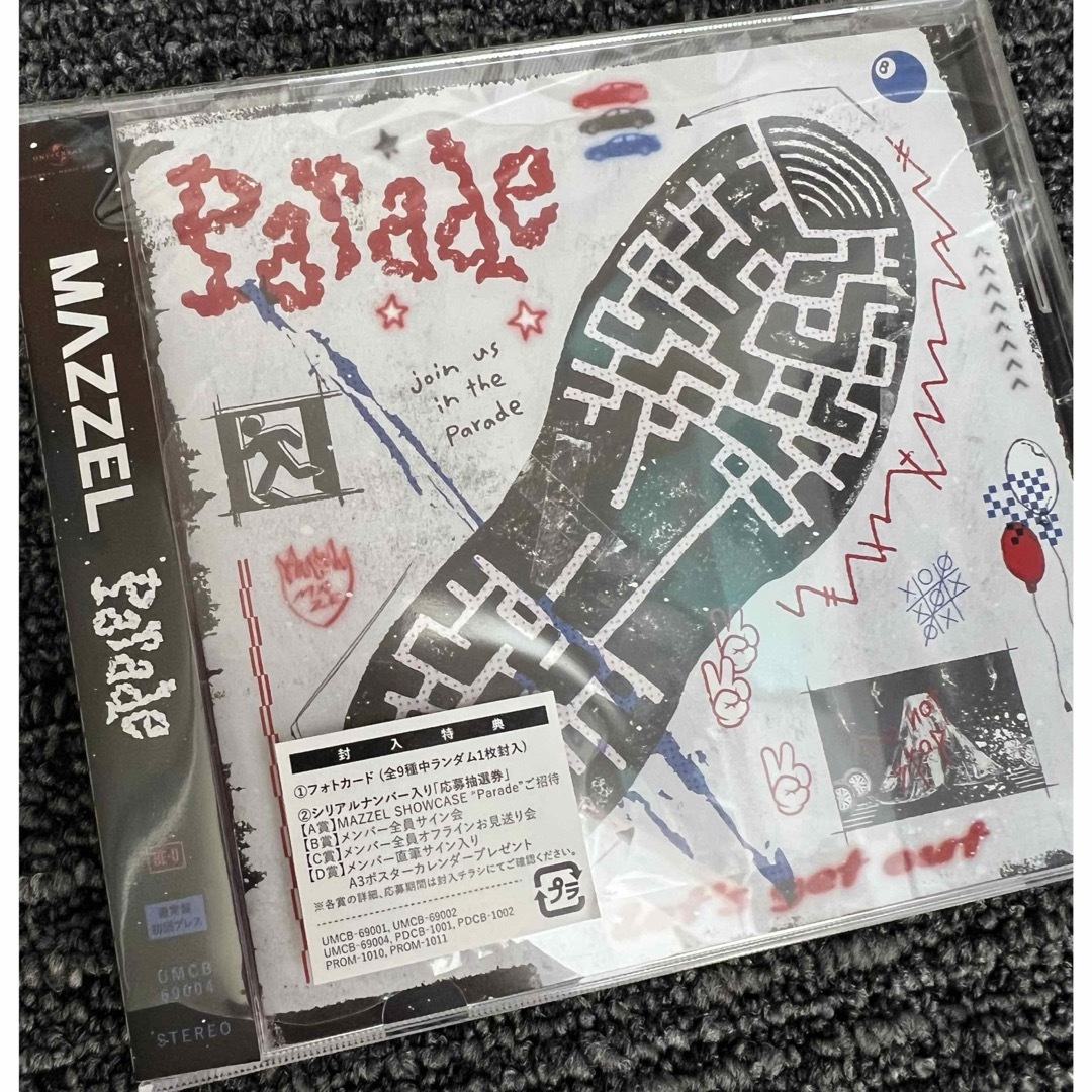 MAZZEL 1st Album『Parade』（通常盤初回プレス） エンタメ/ホビーのCD(ポップス/ロック(邦楽))の商品写真