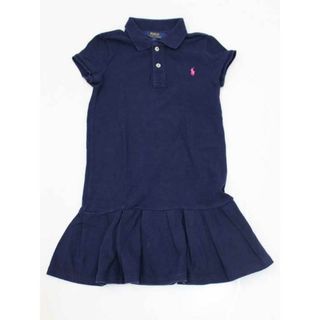 ラルフローレン(Ralph Lauren)の▽ラルフローレン/Ralph Lauren▽120cm 半袖ワンピース 紺【中古】子供服 キッズ kids 女の子 夏 217022 onepi(ワンピース)