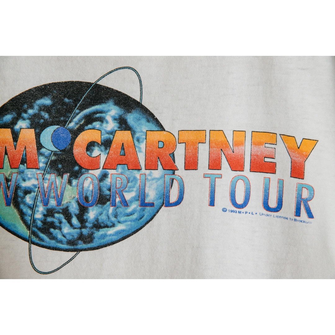 90s ポールマッカートニー ビンテージTシャツ トラビススコット 90s ポールマッカートニー ビンテージTシャツ トラビススコット