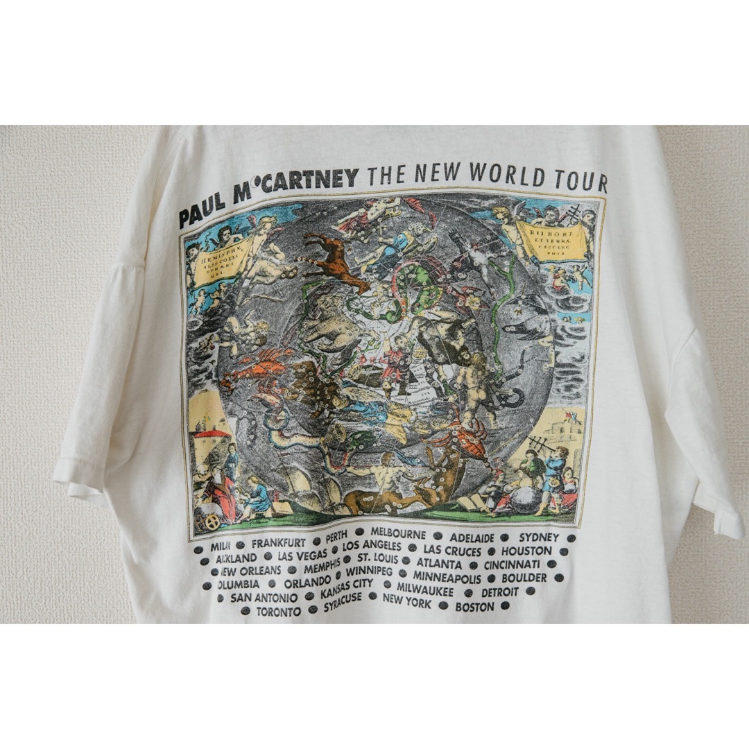 90s ポールマッカートニー ビンテージTシャツ トラビススコット 90s ポールマッカートニー ビンテージTシャツ トラビススコット