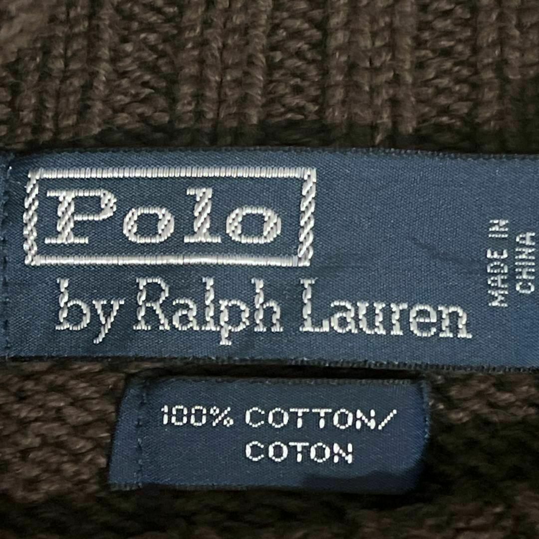 POLO RALPH LAUREN(ポロラルフローレン)のポロラルフローレン コットンニットセーター ハイネック ポニー刺繍 i58 メンズのトップス(ニット/セーター)の商品写真