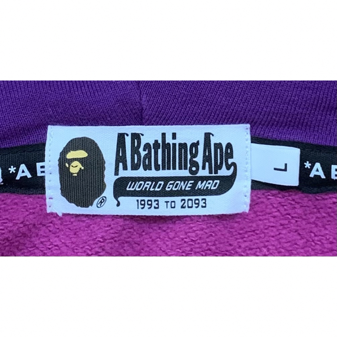 A BATHING APE(アベイシングエイプ)の★未使用★APE ダブル フード タイガー シャークパーカー L パーカー  メンズのトップス(パーカー)の商品写真