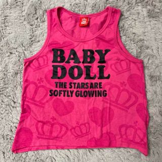 ベビードール(BABYDOLL)のベビードール　キッズ服　袖なし　140サイズ　シャツ(Tシャツ/カットソー)