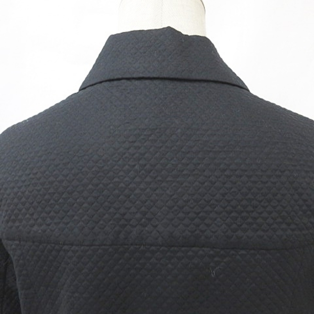 CLATHAS(クレイサス)のクレイサス CLATHAS ジャケット 長袖 ダイヤ柄 綿 黒 ブラック 38 レディースのジャケット/アウター(その他)の商品写真