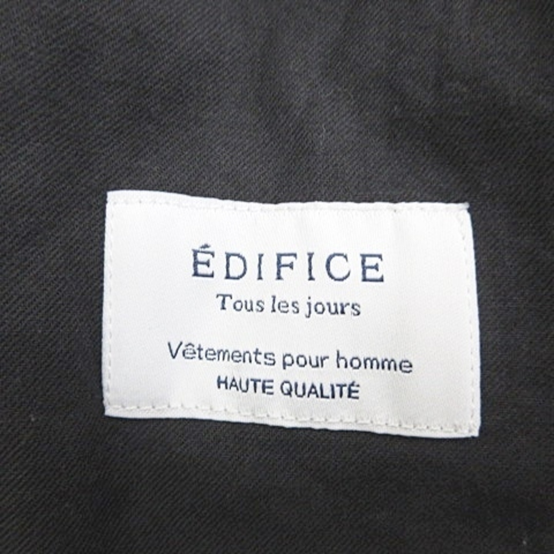 EDIFICE(エディフィス)のエディフィス EDIFICE パンツ ロング丈 チェック柄 綿 青 白 46 メンズのパンツ(スラックス)の商品写真