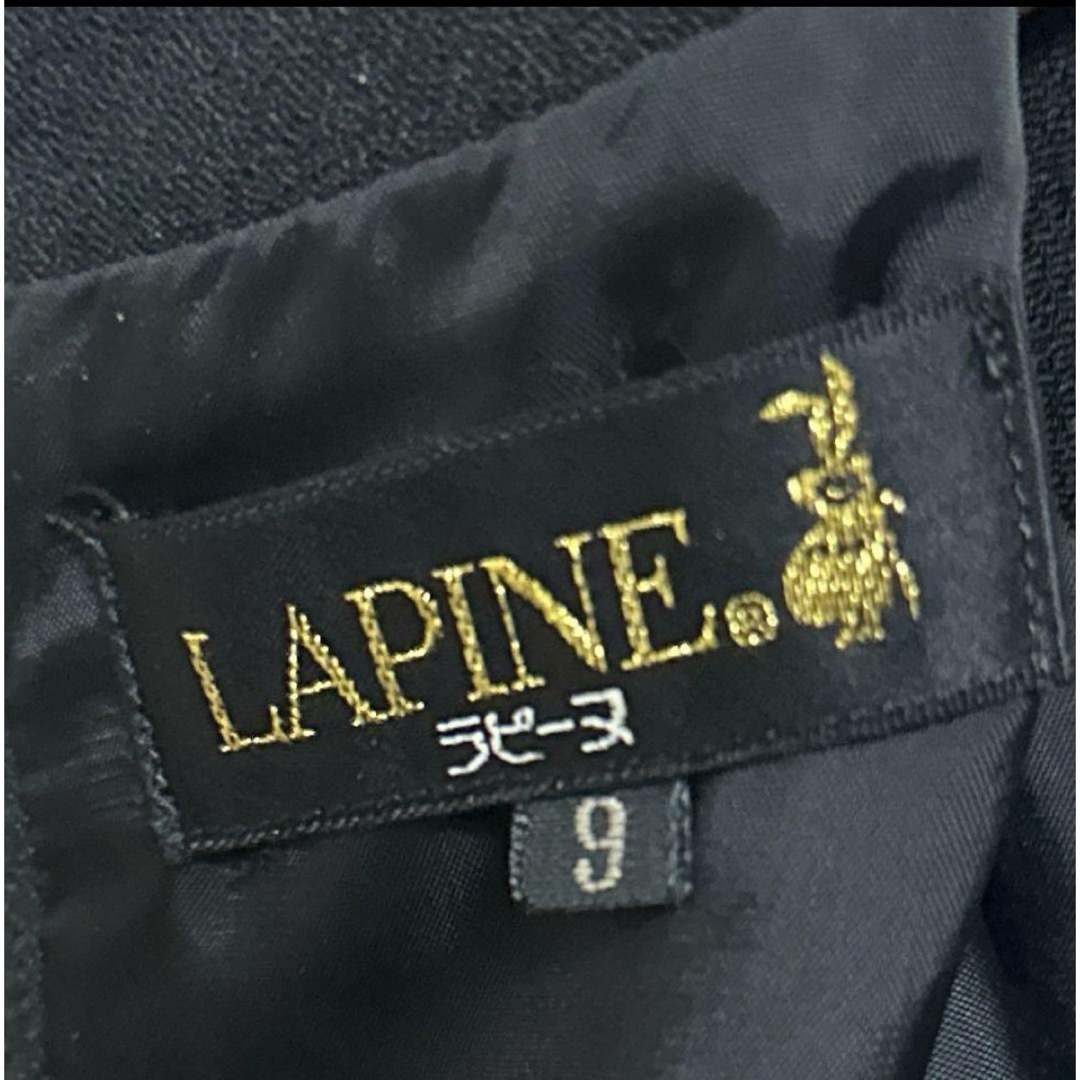 LAPINE(ラピーヌ)のLAPINE ラピーヌ フォーマル ロングワンピース 半袖 9号 レディースのフォーマル/ドレス(礼服/喪服)の商品写真