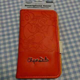 ディズニー(Disney)のiphoneにもXperiaにも！チップ&デール スマホカバー 多機種対応型(モバイルケース/カバー)