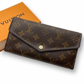 ルイヴィトン(LOUIS VUITTON)のルイヴィトン 長財布 モノグラム 新型 ポルトフォイユ サラ ブラウン 茶(財布)