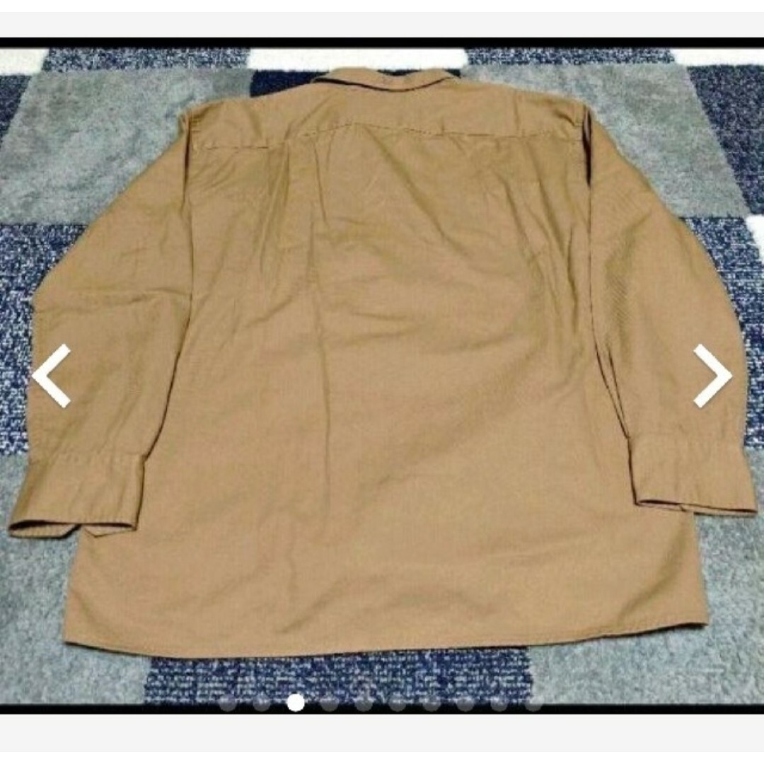 UNIQLO(ユニクロ)の新品　jwアンダーソン　ツイルオーバサイズワークシャツ　Lサイズ　beige メンズのジャケット/アウター(Gジャン/デニムジャケット)の商品写真