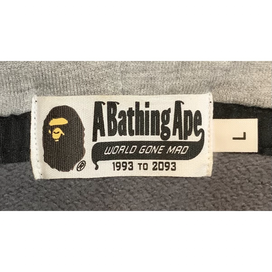 A BATHING APE(アベイシングエイプ)の★激レア★APE ダブル フード タイガー シャークパーカー L パーカー  メンズのトップス(パーカー)の商品写真