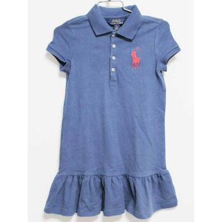 ラルフローレン(Ralph Lauren)の‡ラルフローレン/Ralph Lauren‡120cm 半袖ワンピース ブルー系【中古】子供服 キッズ kids 女の子 夏 316032 onepi(ワンピース)