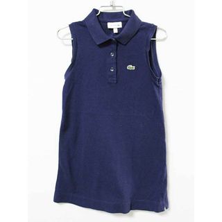 ラコステ(LACOSTE)の《ラコステ/LACOSTE》116cm ノースリーブワンピース 紺【中古】子供服 キッズ kids 女の子 夏 035032 onepi(ワンピース)