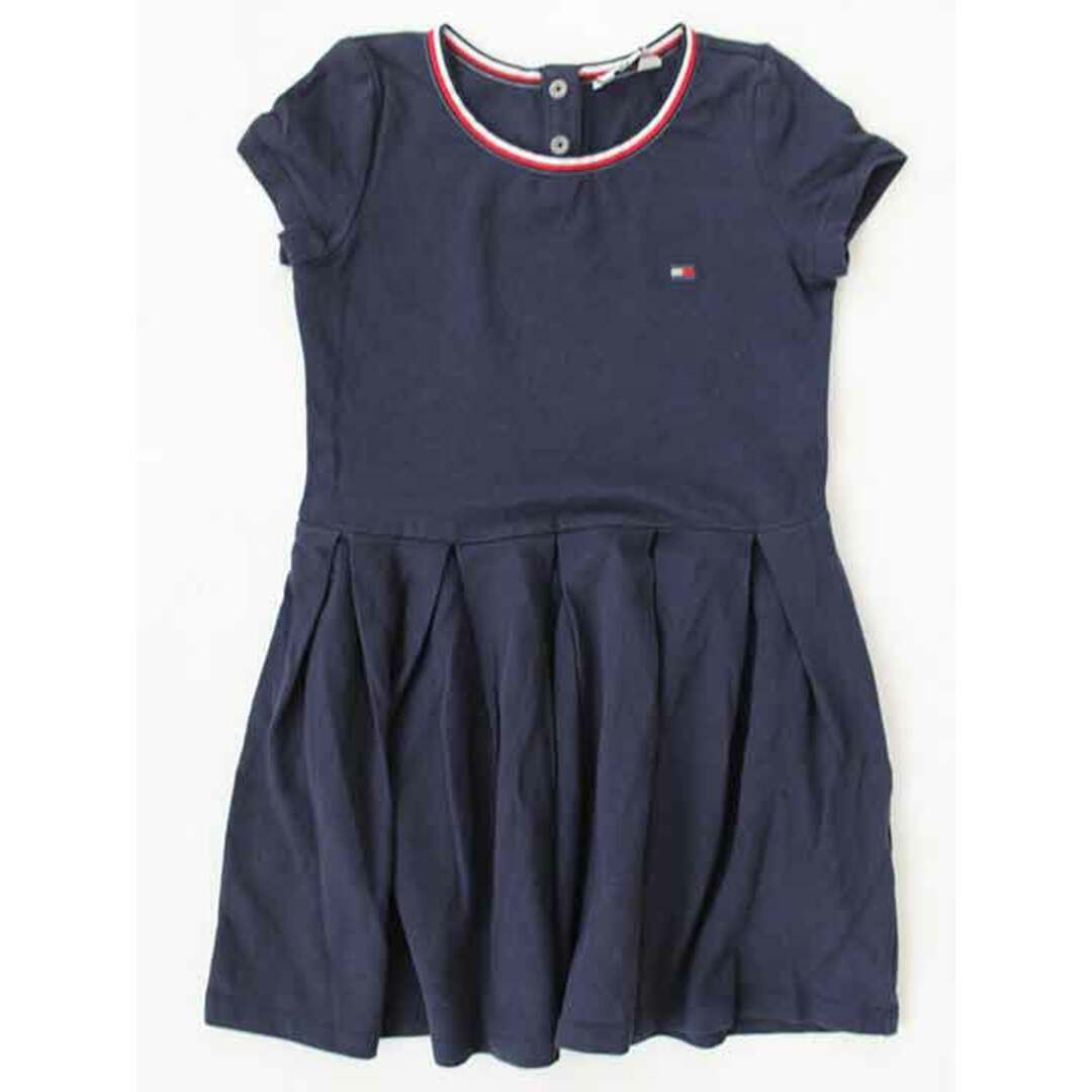 TOMMY HILFIGER(トミーヒルフィガー)の†トミーヒルフィガー/TOMMY HILFIGER†110cm 半袖ワンピース 紺【中古】子供服 キッズ kids 女の子 夏 426022 onepi キッズ/ベビー/マタニティのキッズ服女の子用(90cm~)(ワンピース)の商品写真