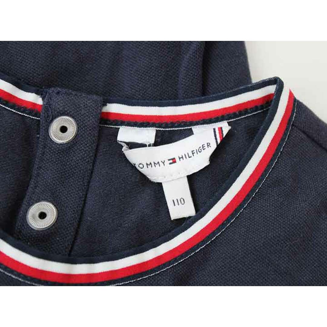 TOMMY HILFIGER(トミーヒルフィガー)の†トミーヒルフィガー/TOMMY HILFIGER†110cm 半袖ワンピース 紺【中古】子供服 キッズ kids 女の子 夏 426022 onepi キッズ/ベビー/マタニティのキッズ服女の子用(90cm~)(ワンピース)の商品写真