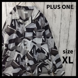 プラスワン(PLUS ONE)の【PLUS ONE】Patterned Opencollar Shirt　632(シャツ)