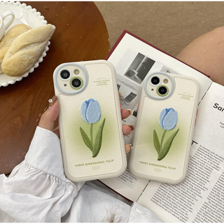 【iphoneケース】 花柄 刺繍