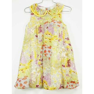 [ラブ＆ピース＆マネー/Love＆Peace＆Money]100cm ノースリーブワンピース 黄色系【中古】子供服 キッズ kids 女の子 夏 107032 onepi(ワンピース)